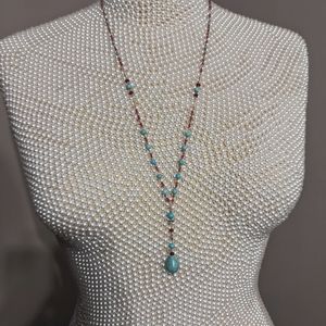 Hand beaded artisan necklace